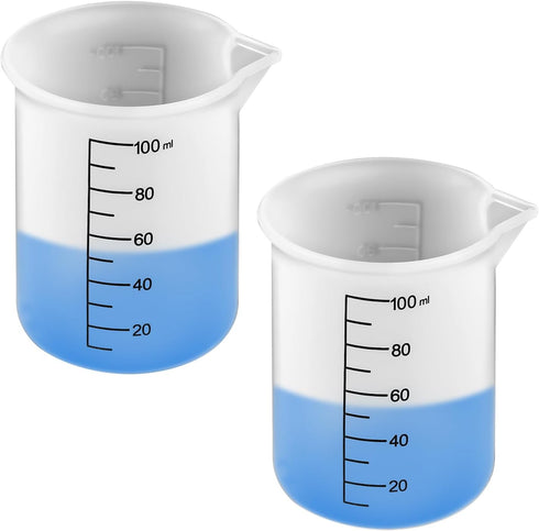 2pcs Laundry Detergent Cup, Silicone Measuring Cup Laundry Detergent Dispenser Laundry Measuring Cup For Liquid Detergent with Scale Marks for Pre...