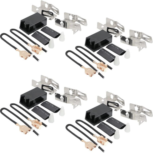 330031 Range Burner Receptacle kit Replacement for 5303935058 814399 5301167733 WB17X210 by AMI PARTS (4 Pack)