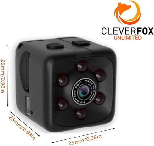 Mini Spy Camera with Audio & Video, 1080P Mini Hidden Camera, Portable Small HD Nanny Cam, Mini Spy Cams with Night Vision & Motion Detection, Ind...