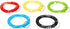Juvale 50 Pack Spiral Coil Wrist Keychains - Stretchy Wristband Bracelet Key Rings (5 Assorted Colors)...