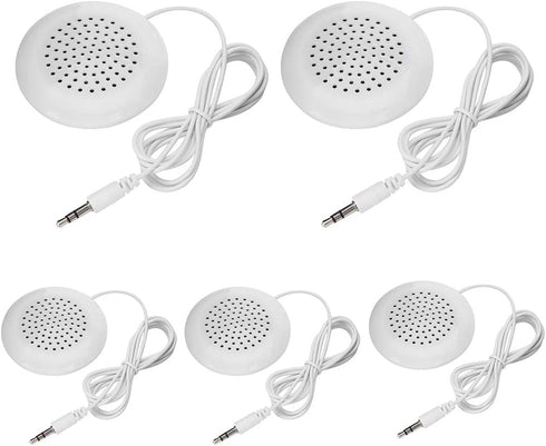 5pcs DIY Pillow Speaker, New 3.5mm Mini Stereo Speaker for MP3 Phone Portable CD...