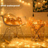 Christmas String Lights, 33FT 100 LEDs Christmas Tree Lights Indoor String Lights 8 Modes with End-to-End Plug Fairy Lights Decoration for Indoor ...