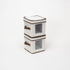 Household Essentials Saucer Storage Box, Holds 12 Saucers with Felt Protectors, Windowed Panel, 2 Riveted Handles, Foldable and Stackable Box...