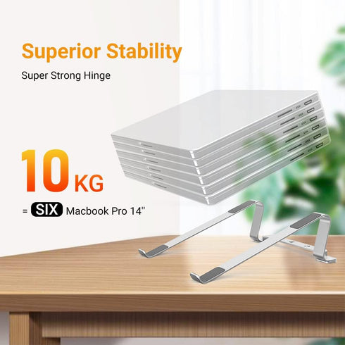 Macbook Laptop Stand Aluminum Cooling Ergonomic Computer Riser Holder BSL901S...