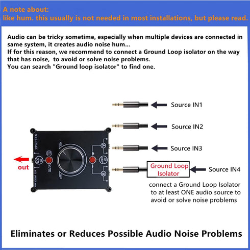 2 in 1 out 3.5mm Stereo audio switch box, Audio source signal selector, 2 way speaker switcher...