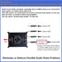 2 in 1 out 3.5mm Stereo audio switch box, Audio source signal selector, 2 way speaker switcher...