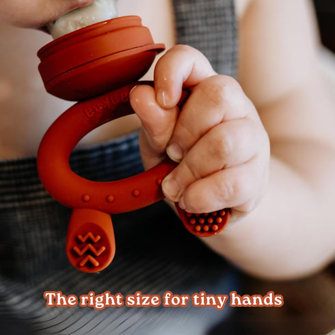 Haakaa Freeze-N-Feed Mini Combo – Baby Feeder – Silicone Nibble Tray – Breastmilk Popsicle Mold - Ideal for Self-Feeding & Teething Relief – 100% ...