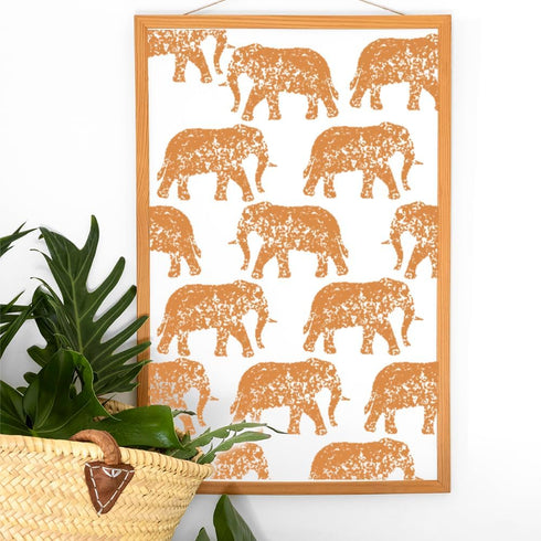 Elephant Stencil, 4-Inch, Beautiful Design, Quality Reusable Stencil for Painting, Crafts, and Decor for Walls, Fabric & Furniture, Recyclable DIY...