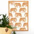 Elephant Stencil, 4-Inch, Beautiful Design, Quality Reusable Stencil for Painting, Crafts, and Decor for Walls, Fabric & Furniture, Recyclable DIY...