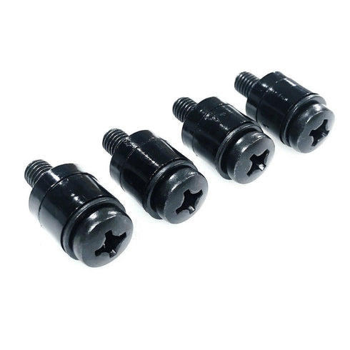 M8 Wall Mount Screws Compatible with Samsung 11-13mm Installations (1.25mm Pitch) Complete kit with Screws, Washers and Spacers - Black Plated....