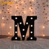 Decorative LED Illuminated Letter Marquee Sign - Alphabet Marquee Letters with Lights For Wedding Birthday Party Christmas Night Light Lamp Home B...