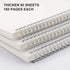 RETTACY Blank Journal Notebook 3-Pack - A5 Blank Spiral Notebook with 160 Pages per Pack, 100 GSM Premium Acid-Free Paper, Sketch Book for Drawing...