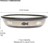 PetRageous 10070 Oval City Pets Stoneware Cat Bowl 6.25-Inch Wide and 1.5-Inch Tall Saucer with 1-Cup Capacity is Dishwasher and Microwave Safe fo...