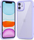 oakxco Thin Slim Clear case for iPhone 11, Transparent Hybrid Hard Shell Plastic & Soft Silicone Rubber Bumper, Non-Yellow Acrylic Protective Ligh...