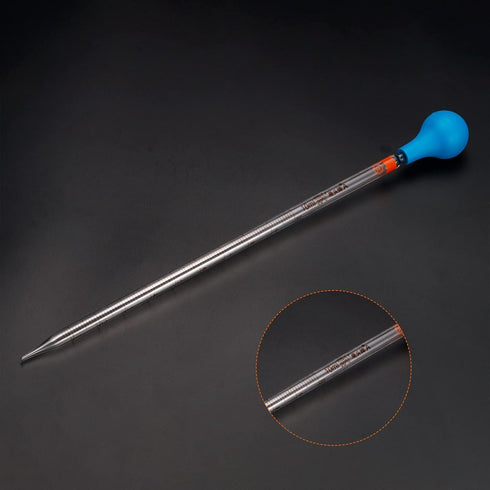 PATIKIL Graduated Dropper Pipettes Kit, 10ml Borosilicate Glass Pipette with Rubber Cap for Transfer Liquid for Lab, Chemistry, Clear...