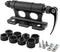 MUQZI Bike Fork Mount, Front Fork Block Quick Release Thru Axle Car Roof Carrier Rack Support Bicycle Stand Holder with Adapters, Black...
