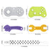 Chuya Baby Teething Teether Toys for Infant Toddlers Relief of Discomfort Soft Gums Chew Toys Silicone BPA Free...