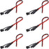 SAE Connector DC Power Extension Cable 16 AWG Automotive Battery Quick Disconnect Pigtail Wire Harness with Dust Cap (6 Pcs 1.2 Foot)...