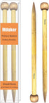 Mdoker Bamboo Knitting Needle Straight Single Pointed Sweater Knitting Needles 13.8-inch Length for Handmade DIY Knitting Projects,Size US 15(10mm...