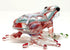 Frog Miniature Figurines Animals Hand Blown Color Glass Art Collectible Gift Decorate 3" (Red Green)...