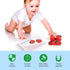 WODI Wooden Counting Ladybugs 0-10 Alphabets & Numbers Sorting Montessori Educational Toys for Toddlers Girls&Boys 3+ Learning to Count Cards Matc...