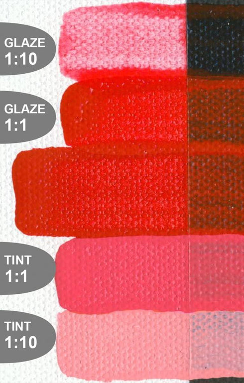 Golden Fluid Acrylics - Napthol Red Light - 4 oz Bottle...
