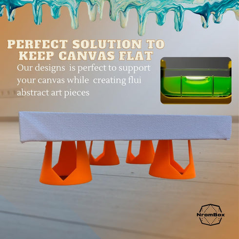 Canvas Stands For Acrylic Paints Pouring And Epoxy | Elevate Your Craft Paint Artworks Projects | Paint Holder For Handicrafts And Crafts | Premiu...