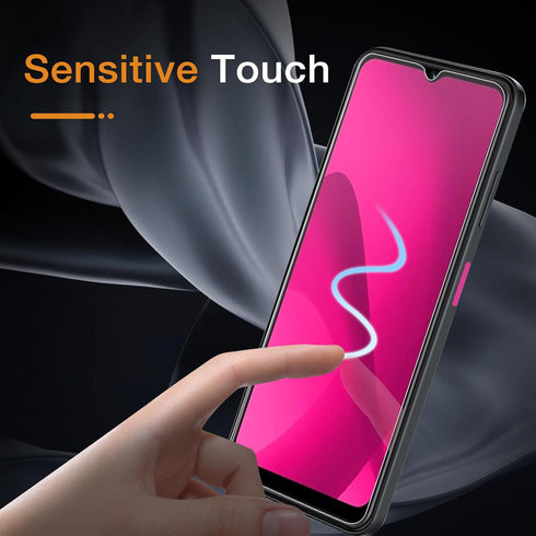 Fotbor 3 Pack for T-Mobile Revvl 7 5G Tempered Glass Screen Protector, Sensitive Touch Bubble Free, Shatterproof Durable Case Friendly...