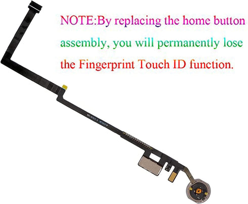 T Phael White Home Button Replacement Compatible with iPad 5 5th Gen 2017 (A1822 A1823) and iPad 6 6th Generation 2018 (A1893 A1954) 9.7" Incl Fle...