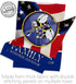Breeze Decor US Family Honor Garden Flag Armed Forces Navy USN Seabee United State American Military Veteran Retire Official House Banner Small Ya...