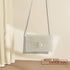Luxury White Pearl Purses Shoulder Bag for Women Pearl Bag Crossbody Beaded Clutch Evening Bag (White Set1)...