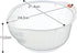 Plastic Japanese Rice Washing Bowl with Strainer, 2 quart...