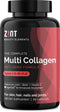 Zint Multi Collagen Pills - Collagen Supplements for Hair, Skin, Nails & Joint Health - Hydrolyzed Collagen Supplement with Type I, II, III, V, X ...