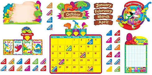 TREND enterprises, Inc. Dino-Mite Pals Calendar Bulletin Board Set...