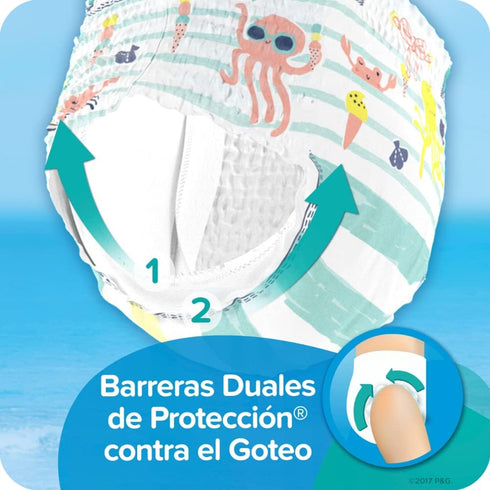 pampers splashers swim diapers medium 11 ct...
