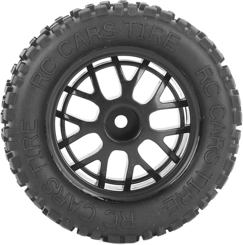 RC Tires, Replacement Plastic Frames 4Pcs Universal RC Wheel Strong Strong Cushioning Excellent Grip for Car Models...