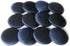 Round Button Decorative Dupion Fabric Covered Handmade 12 Buttons for Sewing Scrapbooking Craft -2.5 cm (Navy Blue)...