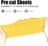 JANDJPACKAGING Heat Transfer Vinyl HTV for T-Shirts 12"x10" 10 Pack Iron on Vinyl (Sun Yellow)...