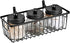 SheeChung Farmhouse Decor Metal Wire Bathroom Storage Organizer Basket Bins - for Cabinets, Shelves, Closets, Vanity Countertops, Under Sinks, Pan...