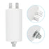 PATIKIL 10uf CBB60 Run Capacitor,AC 250V 4 Pins 50/60Hz Cylinder Bottom with M8 Screw for Washing Machine,Cleaning Machine Pump Motor Star...