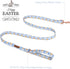 Easter Dog Leash Match Dog Collar, Sturdy Durable Easter Day Cotton Dog Leash, Cute Carrot Dog Training Leash for Small Medium Large Dog...