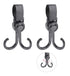 2 Pcs Car Seat Hook, Adjustable Hook & Double Stroller Hook Design, Organizer for Vehicle, Backseat Hanger Interior Accessories, Seat Headrest Hoo...