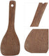 Fdit Kitchen Cooking Tool Shovel Wooden Spatula Fried Rice Turner Utensils Cooking Roasting(Semicircular)...