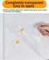 Electrostatic Absorption Countertop Protective Film 17.3inch*16.4FT Transparent No Glue Removable Oil-proof Contact Paper for Horizontal Smooth Su...