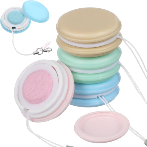 Ciieeo Macaron Phone Screen Cleaner Screen and Eyeglass Brush Cleaner Preserven Macaron Mobile Phone Screen Wipe 4Pcs Macaron Screen Cleaner...