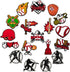 lovinglove Sports Shoe Charms for Clog Shoe Decoration,Baseball Volleyball Softball Soccer Football Basketball Hockey Shoe Charms Accessories Pack...