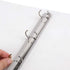 Clear A4 Loose Leaf Binder Cover Protector Blank 4-Holes Round Ring File Folder Binder Organizer Hardcover Binder Planner for Notebook Diary Journ...