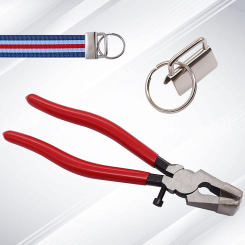 weideer 15 Sets Key Fob Hardware with Key Fob Plier for Wristlet Key Fobs/Key Lanyard/Key Chain Hardware InstallK-082-15...
