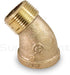 Everflow Supplies BRSF0034-NL 3/4-Inch 45-Degree Street Elbow, No Lead...