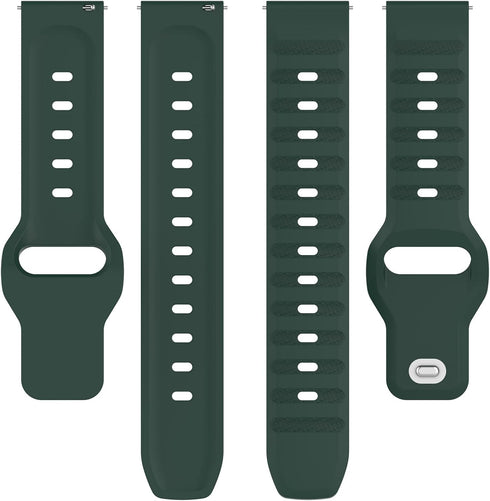 FitTurn 10pack 22MM Bands Compatible with Cubitt CT4/CT2 Pro Smartwatch, Replacement Silicone Watch Bands, Quick Release Rubber Sport Strap for Cu...